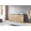 SIDEBOARD  in 150/67,9/39,5 cm  - Kastanieneichefarben/Anthrazit, Trend, Holzwerkstoff/Kunststoff (150/67,9/39,5cm)