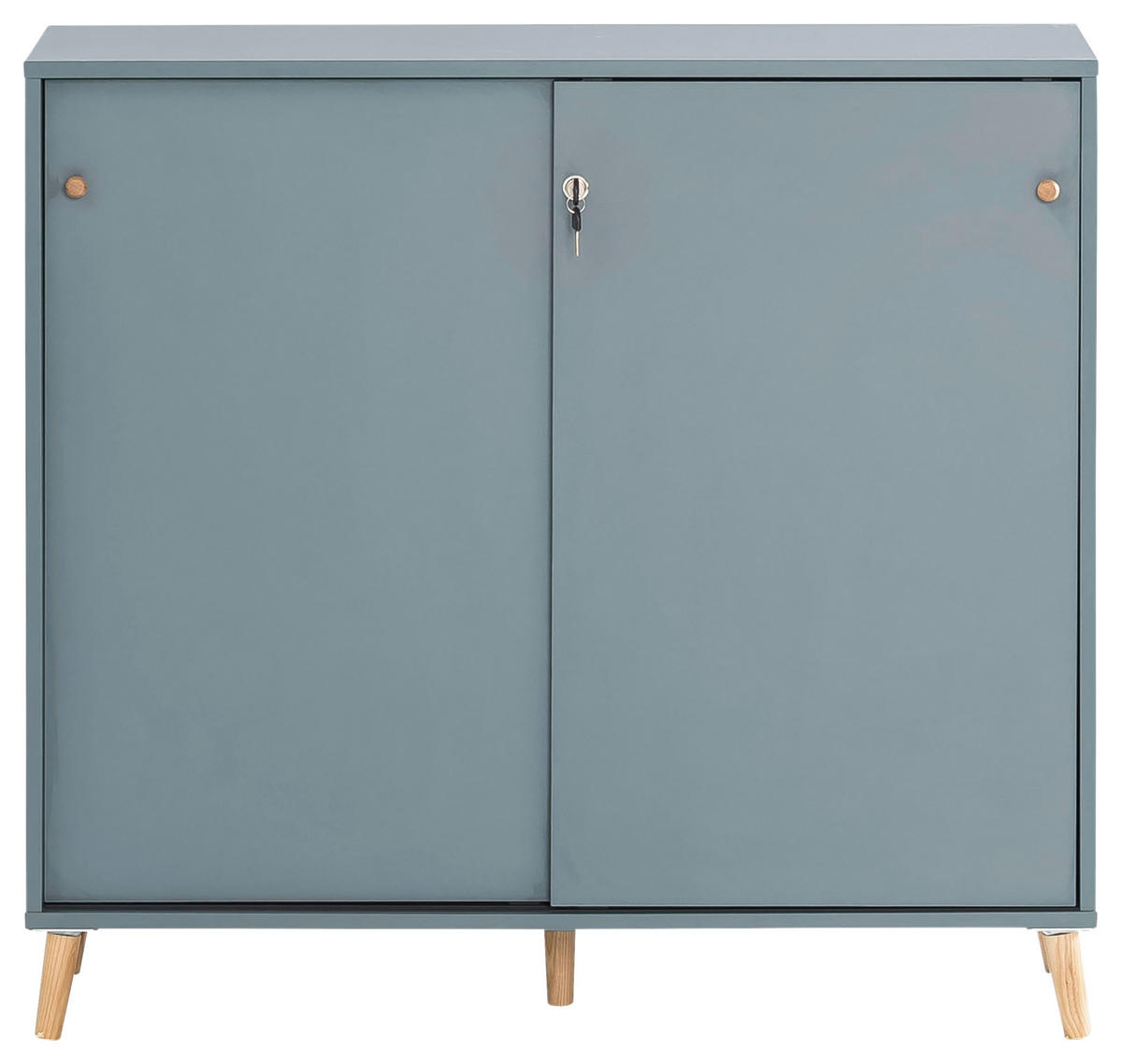 AKTENSCHRANK 100,1/92,6/41 cm  - Blau, MODERN, Holzwerkstoff (100,1/92,6/41cm) - MID.YOU