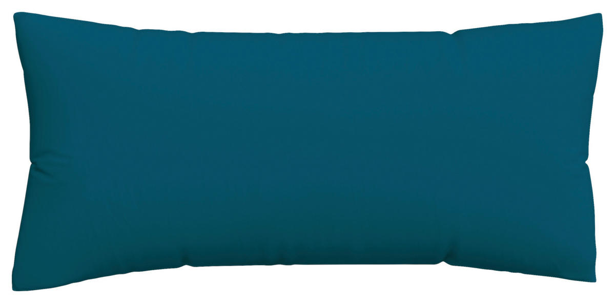 KOPFPOLSTERBEZUG KNITTED JERSEY 40/80 cm  - Petrol, Basics, Textil (40/80cm) - Schlafgut