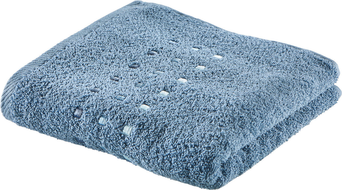 HANDTUCH Quattro Blau  - Blau, Basics, Textil (50/100cm) - Esposa
