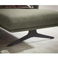 ECKSOFA in Flachgewebe Greige  259/152 cm  - Greige/Schwarz, Design, Textil/Metall (259/152cm) - Dieter Knoll