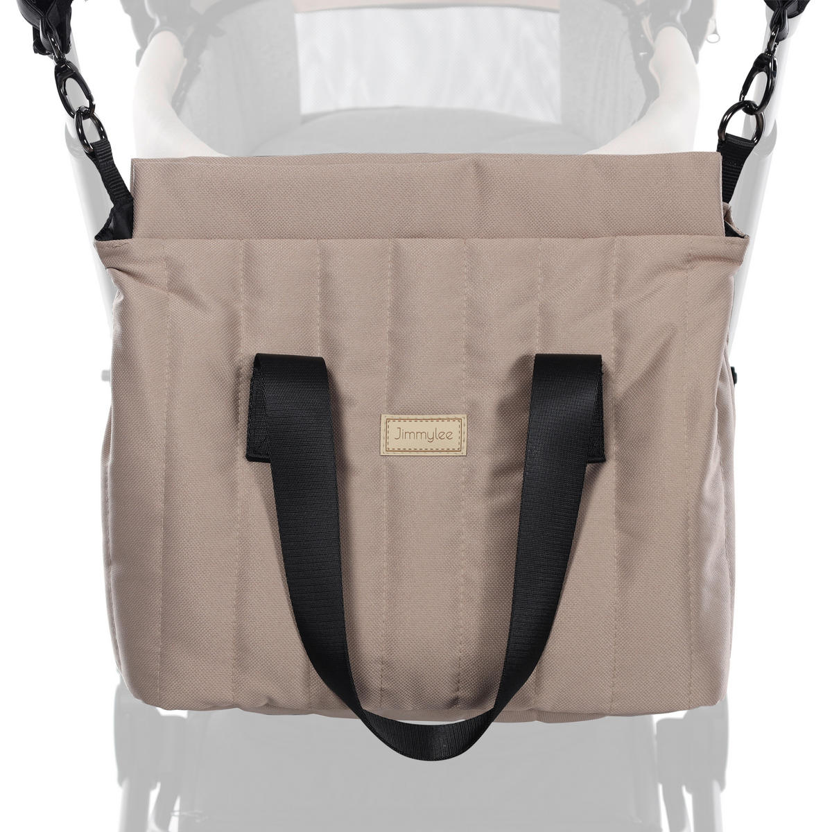 BARNVAGNSSET Easy Compact  - beige/svart, Basics, metall/textil (108/61/96cm) - Jimmylee