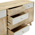 SIDEBOARD Kata  in 140/80/41 cm  - Naturfarben/Weiß, Design, Holz (140/80/41cm) - Landscape
