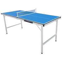 TABLE DE TENNIS DE TABLE - Blau, Konventionell, Holz/Metall (67/69/150cm)