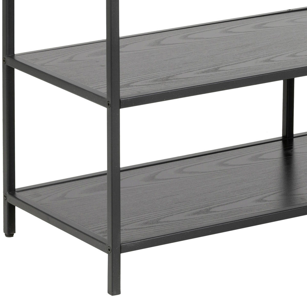 REGAL  114,0/78,0/35,0 cm Schwarz  - Schwarz, Trend, Holzwerkstoff/Metall (114,0/78,0/35,0cm) - Carryhome