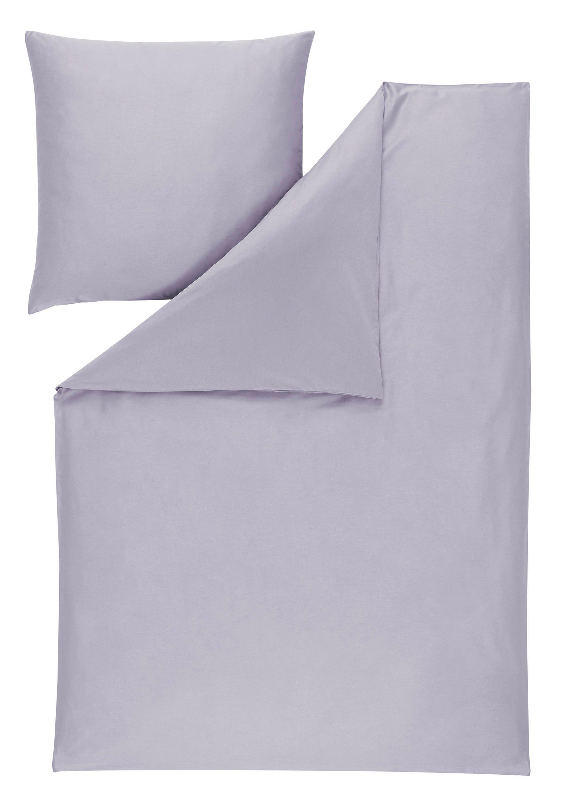 BETTWÄSCHE Atelier Makosatin 155/220 cm  - Lila, Basics, Textil (155/220cm) - Estella