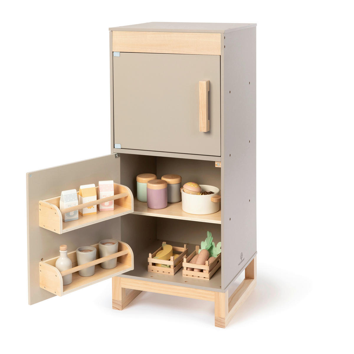 KINDERKÜCHE FISCUS  - Naturfarben/Grau, Basics, Holz/Holzwerkstoff (33,9/32/82,5cm) - MUSTERKIND