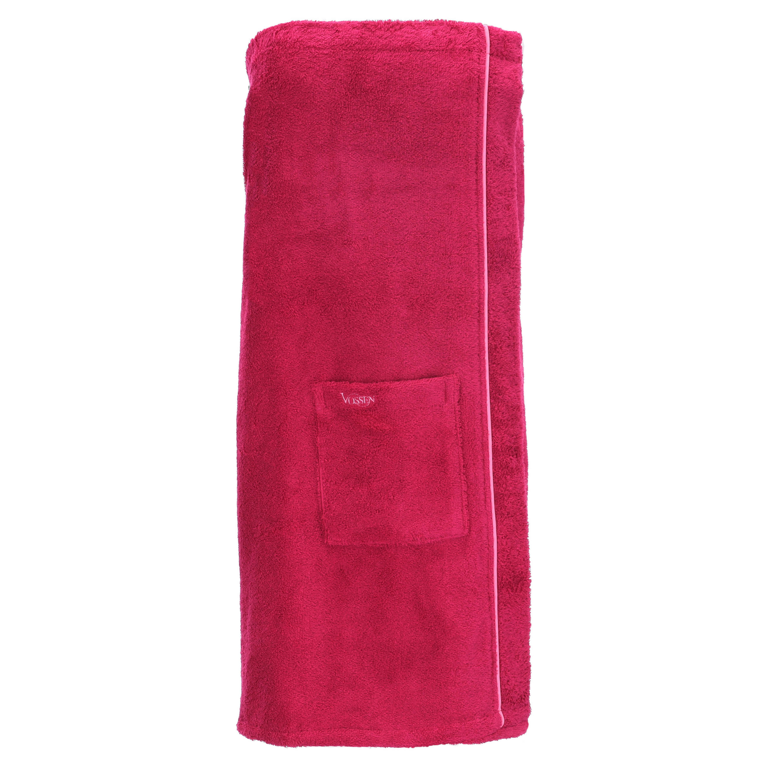 SAUNOVÁ OSUŠKA, 80/140 cm, červená - červená, Basics, textil (80/140cm) - Vossen