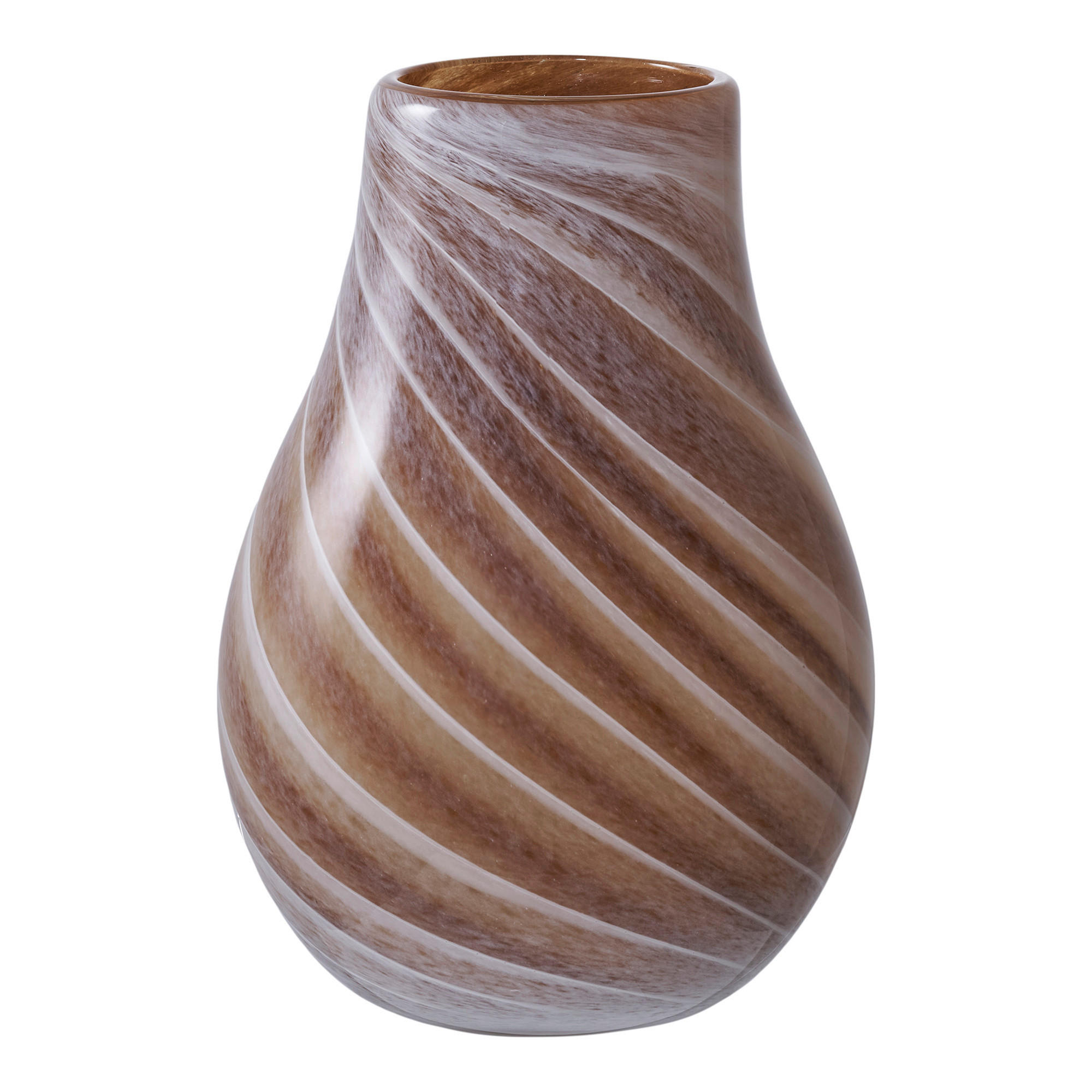 VAS  - brun, Design, glas (16/23/16cm)