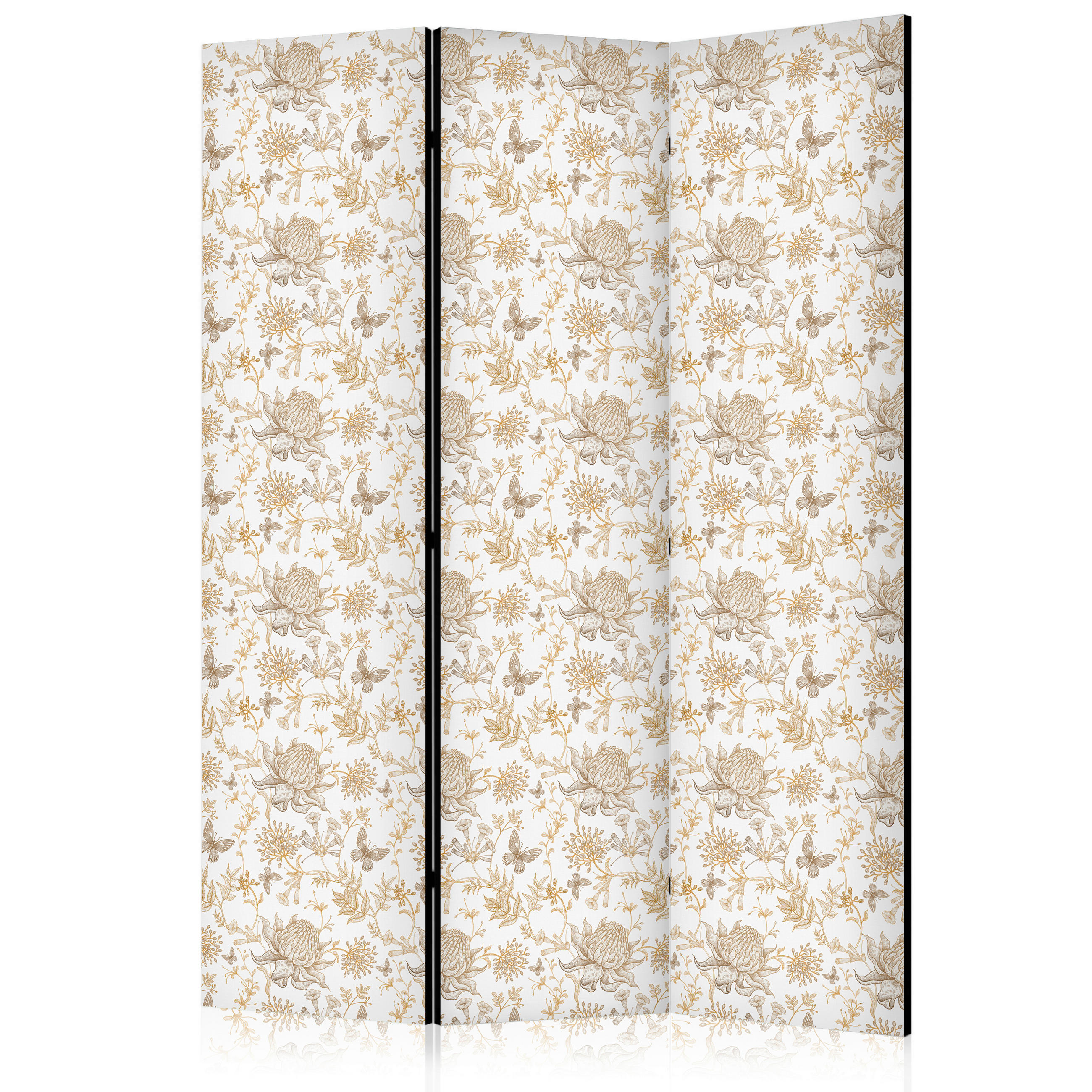 artgeist Paravent Beige, Hellbraun 135x172x3 cm