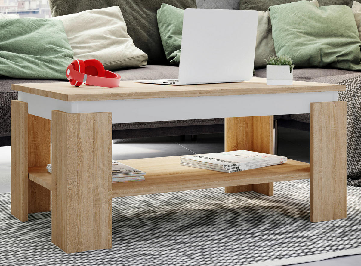 COUCHTISCH in Holzwerkstoff 90/53/41 cm  - Sonoma Eiche, Modern, Holzwerkstoff (90/53/41cm) - MID.YOU