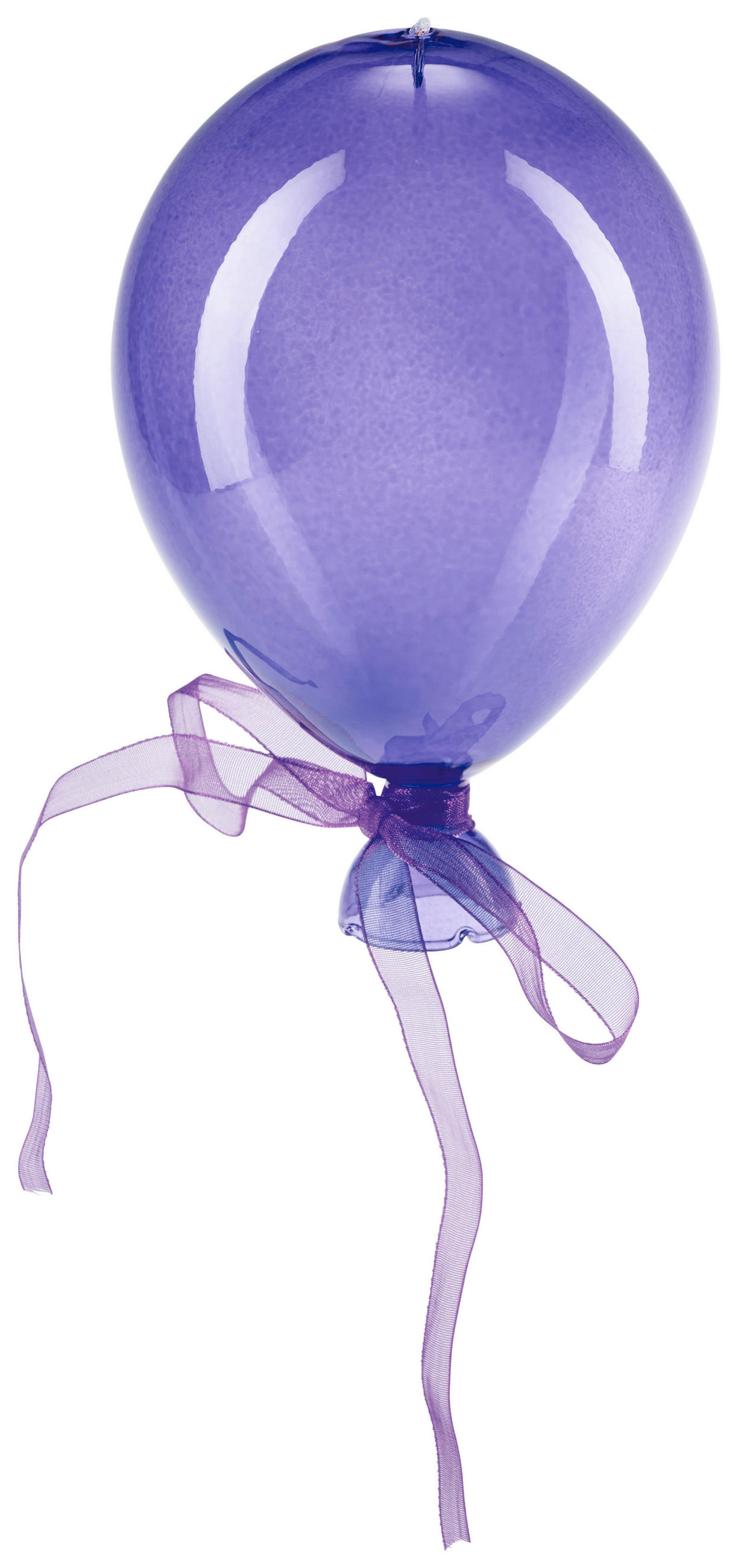 DEKOHÄNGER  - Lila, Basics, Glas (11/15cm)