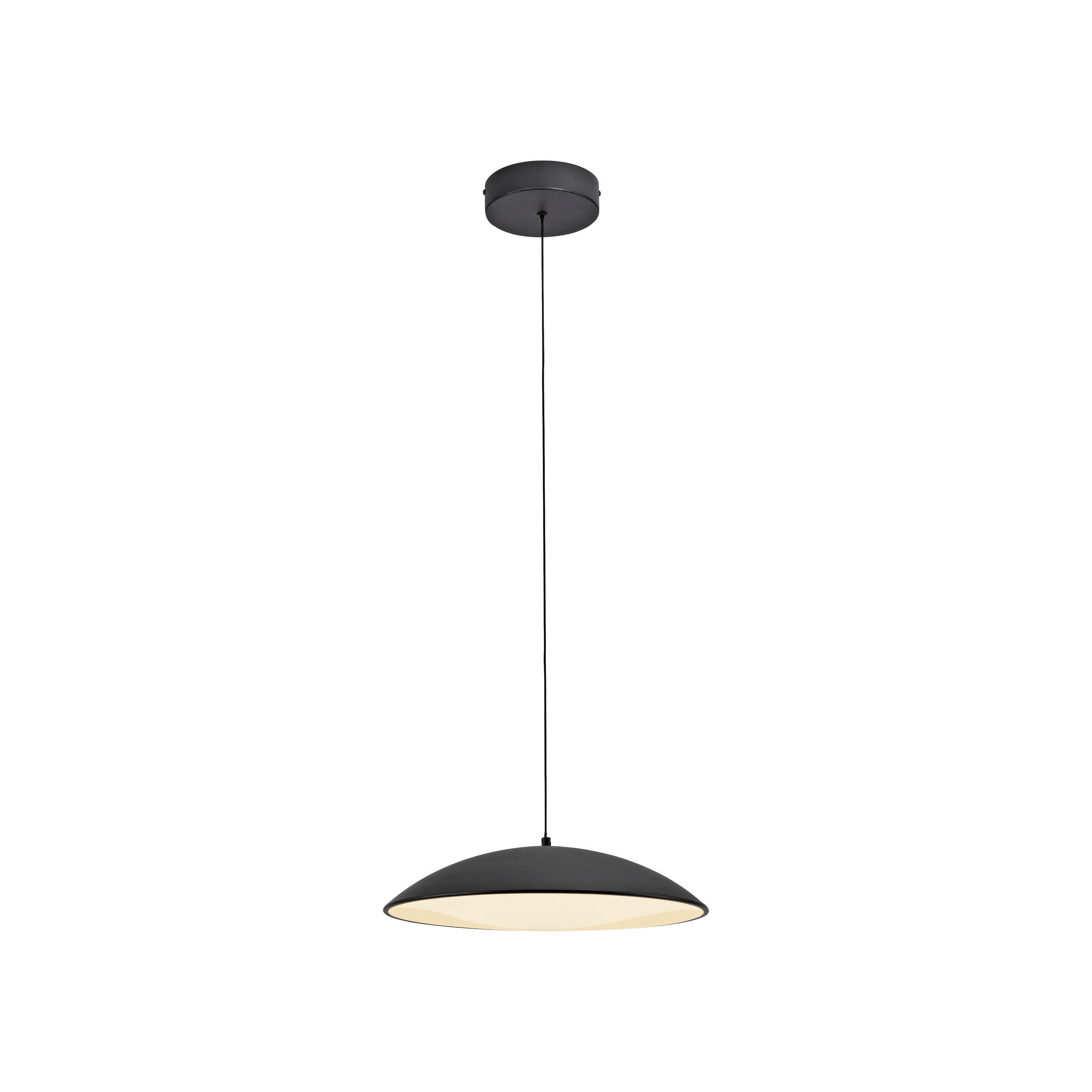 LED-PENDELLEUCHTE SW LENTE 40/40/180 cm   - Schwarz, KONVENTIONELL, Kunststoff/Metall (40/40/180cm) - Schöner Wohnen