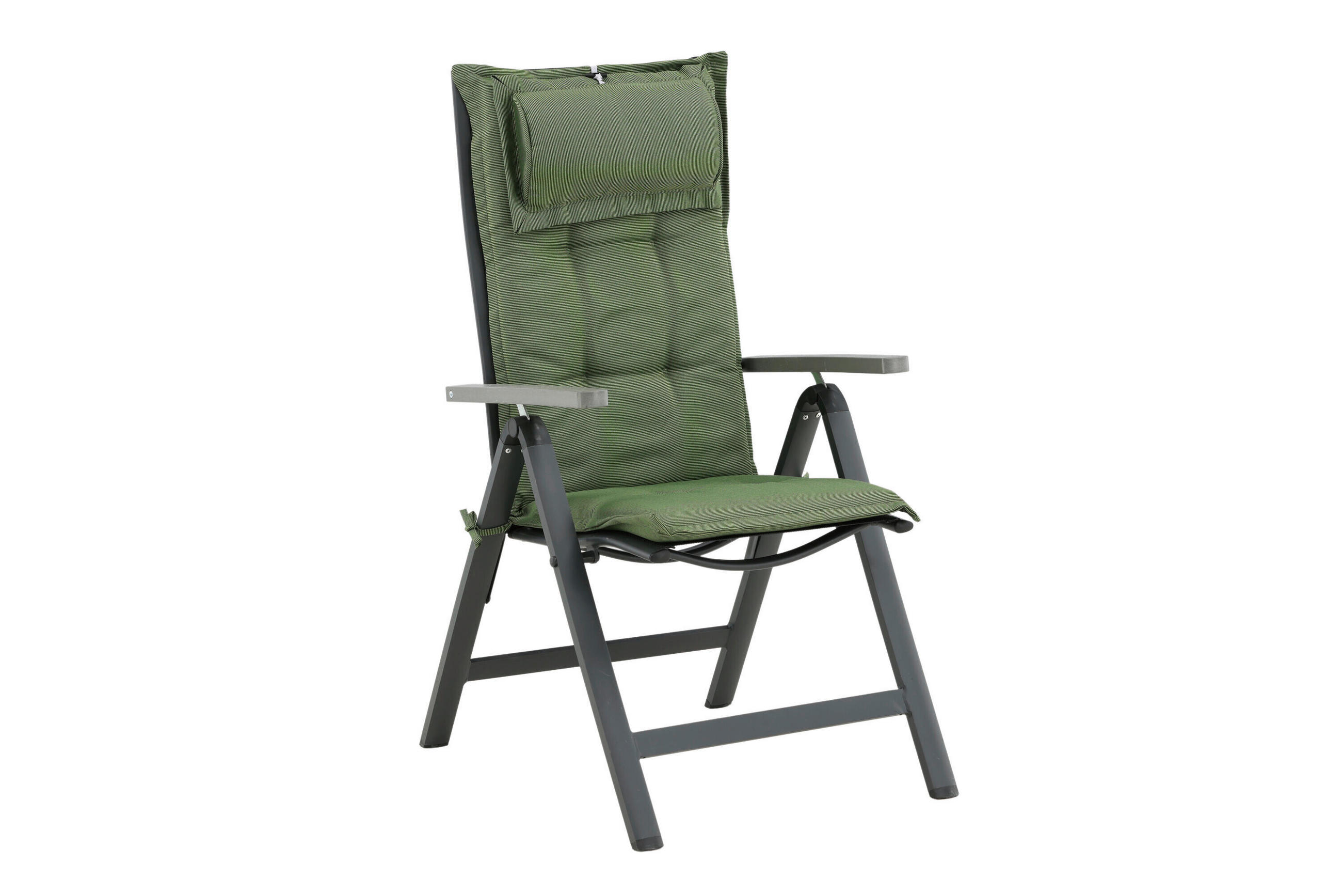 RELAXSESSELAUFLAGE in Grün  - Grün, MODERN, Textil (116/5,5/46cm) - Gardenson