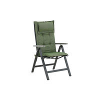RELAXSESSELAUFLAGE in Grün  - Grün, MODERN, Textil (116/5,5/46cm) - Gardenson