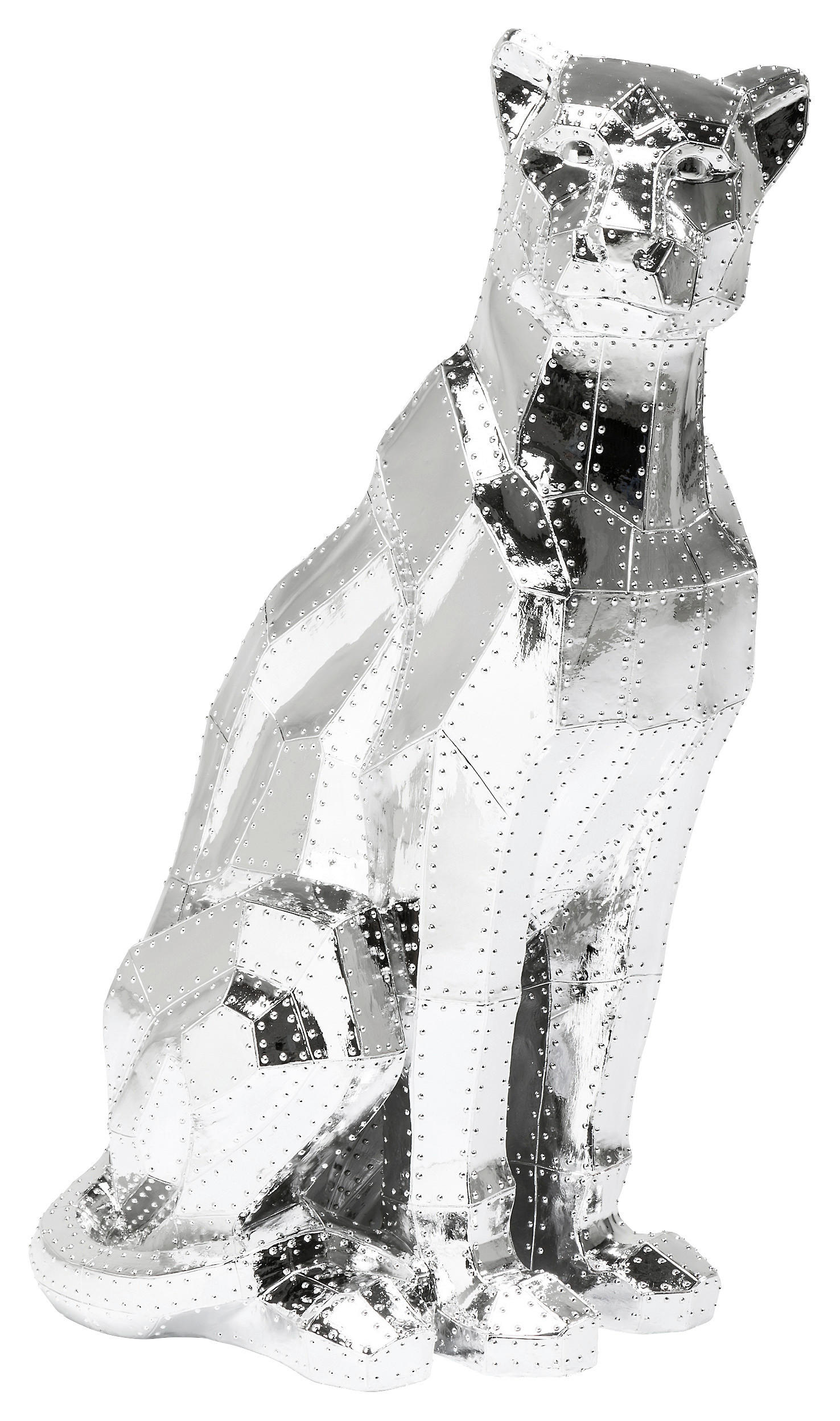 DEKOTIER - Chromfarben, Design, Kunststoff (36/82/45cm) - Kare-Design