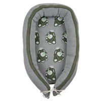 GNEZDECE ZA DOJENČKA      - zelena, Natur, tekstil (50/90cm) - Avelia