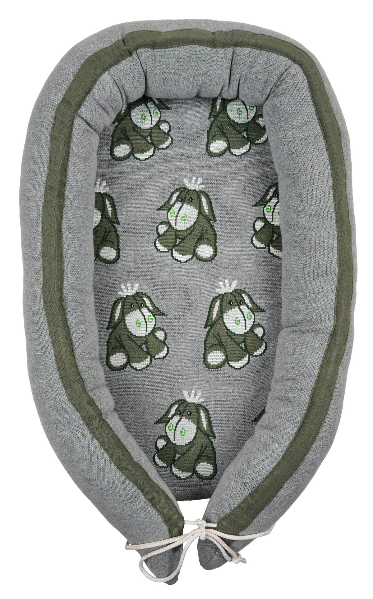 GNEZDECE ZA DOJENČKA      - zelena, Natur, tekstil (50/90cm) - Avelia