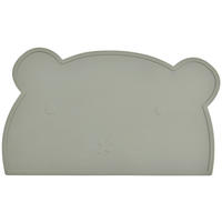 PROSTÍRÁNÍ, 34,5/21 cm - olivově zelená, Natur, plast (34,5/21cm) - Jimmylee