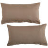 KISSENHÜLLEN-SET Nigiri 40/80 cm  - Cappuccino, Basics, Textil (40/80cm) - Bio:Vio