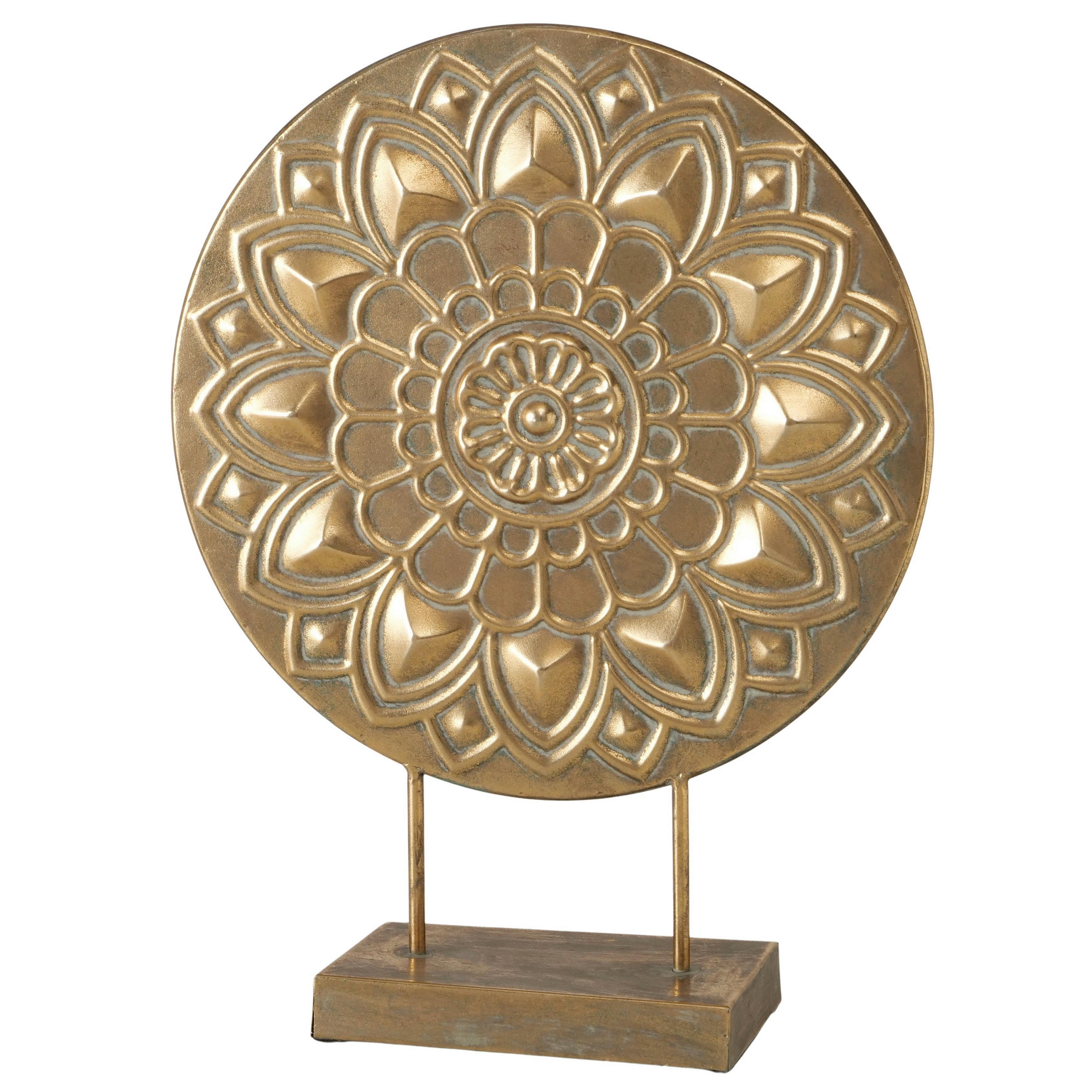 SKULPTUR - guldfärgad, Trend, metall (37/12/49cm) - Ambia Home