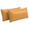 NIERENKISSEN  - Currygelb, Konventionell, Leder (65/25cm) - Sit & More