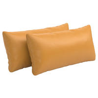 NIERENKISSEN  - Currygelb, Konventionell, Leder (65/25cm) - Sit & More