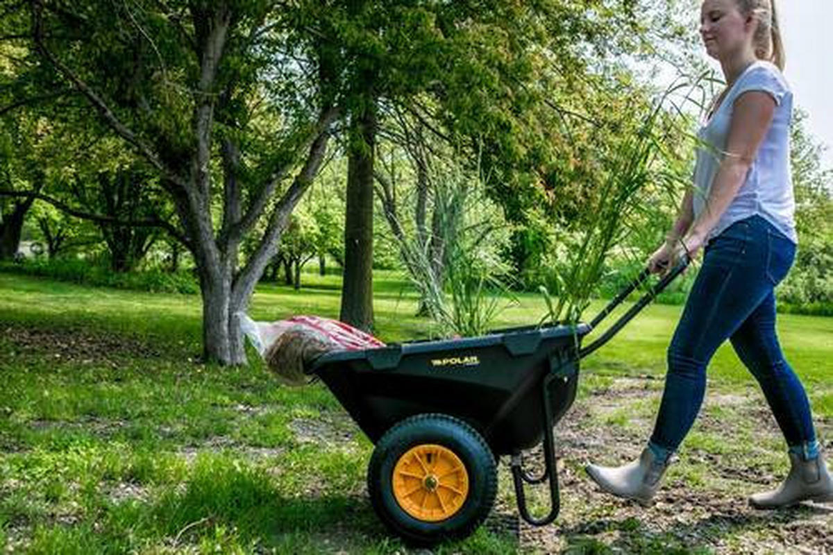 GARTENKARRE - Schwarz, Basics, Kunststoff (71/74/127cm)