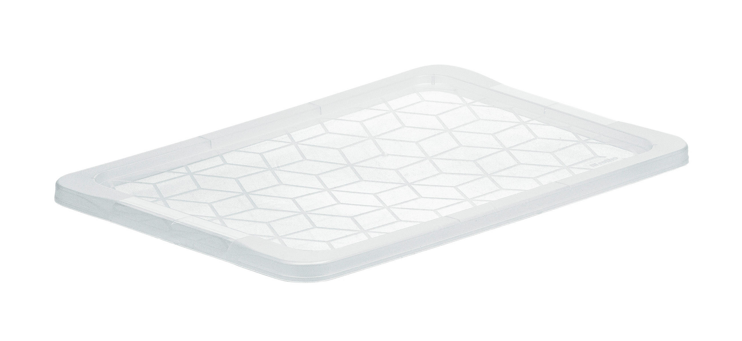 BOXDECKEL  - Transparent, Basics, Kunststoff (59/39,5/2cm) - Rotho