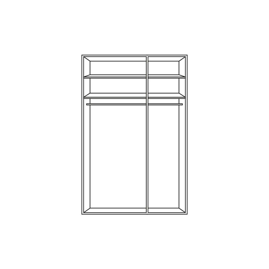 Thumbnail - Stylife Drehtürenschrank, Graphit, Eiche, Holzwerkstoff, 4 Fächer, 151x223x60 cm, Blauer Engel, Goldenes M, Made in Germ...