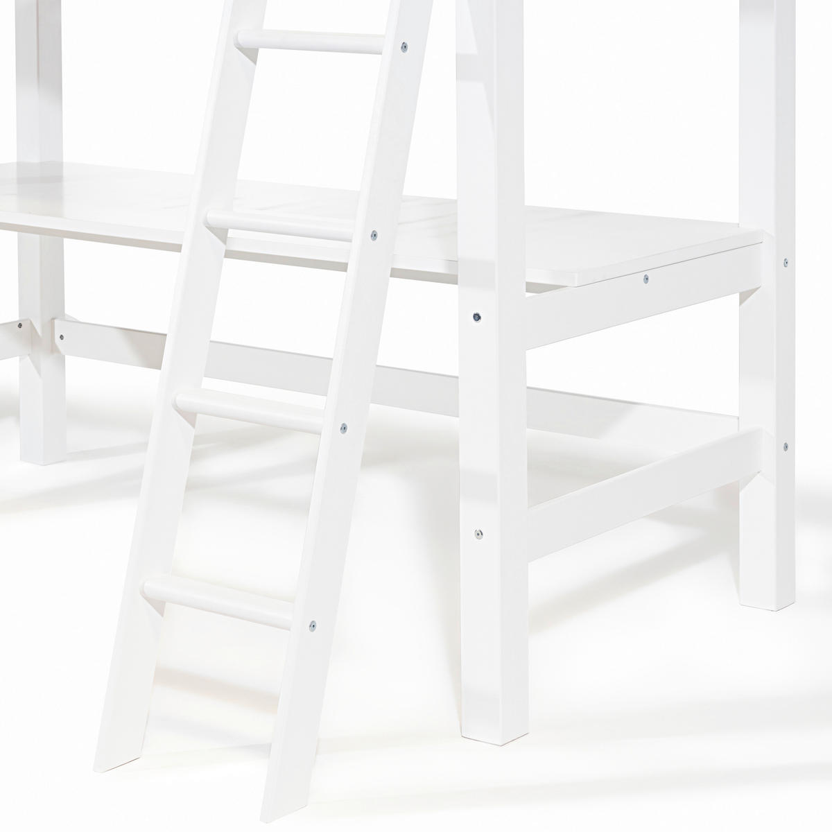 HOCHBETT 90/200 cm Weiß Weiß  - Naturfarben/Weiß, LIFESTYLE, Holz (90/200cm) - MID.YOU