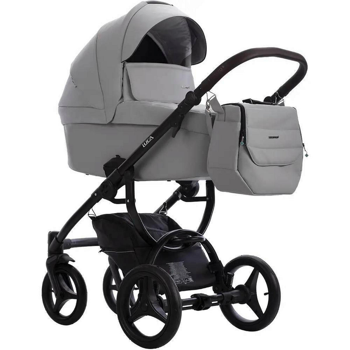 DJEČJA KOLICA  Luca Pro  - svijetlo siva, Basics, tekstil/metal (50/90/50cm) - BEBETTO