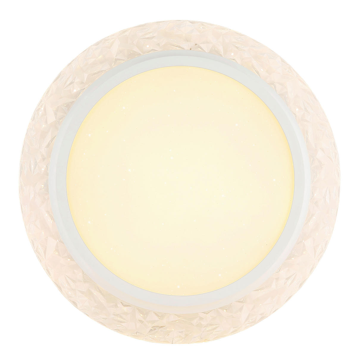 LED-DECKENLEUCHTE  40/6 cm    - Weiss/Transparent, Konventionell, Kunststoff/Metall (40/6cm) - Globo