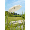 SONNENSCHIRM 200 cm Naturfarben  - Silberfarben/Naturfarben, Basics, Textil/Metall (200/220/200cm) - Schneider