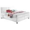 BOXSPRINGBETT 160/200 cm  in Weiss  - Weiss/Schwarz, Konventionell, Kunststoff/Textil (160/200cm) - Hom`in