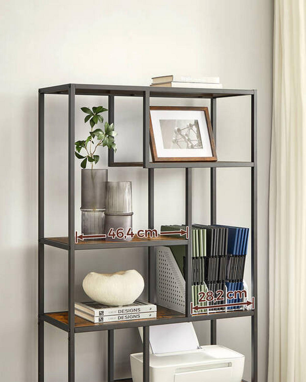 REGAL Braun, Schwarz  - Schwarz/Braun, Trend, Holzwerkstoff (80/180/30cm) - Boxxx