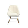 SESSEL Teddystoff Creme    - Creme/Schwarz, Design, Holz/Textil (70/100/90cm) - MID.YOU