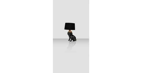 TISCHLEUCHTE 33/30/53 cm - Schwarz, LIFESTYLE, Kunststoff/Textil (33/30/53cm) - Novel