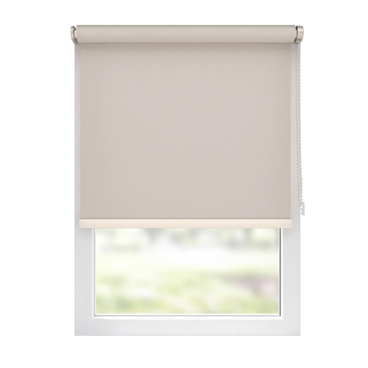 VERDUNKELUNGSROLLO  - Creme, Basics, Textil (130/190cm)