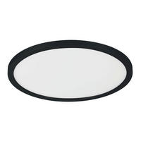 LED-Deckenleuchte Campaspero 30/3 cm   - Schwarz/Weiß, Basics, Kunststoff (30/3cm)