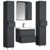 BADEZIMMER 5-teilig  in 120 cm  - Anthrazit/Weiß, MODERN, Glas/Keramik (120cm) - MID.YOU