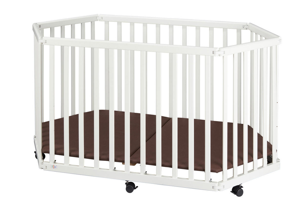 LAUFGITTER Lies 86/138/75 cm  - Weiß, Basics, Holz (86/138/75cm) - tiSsi