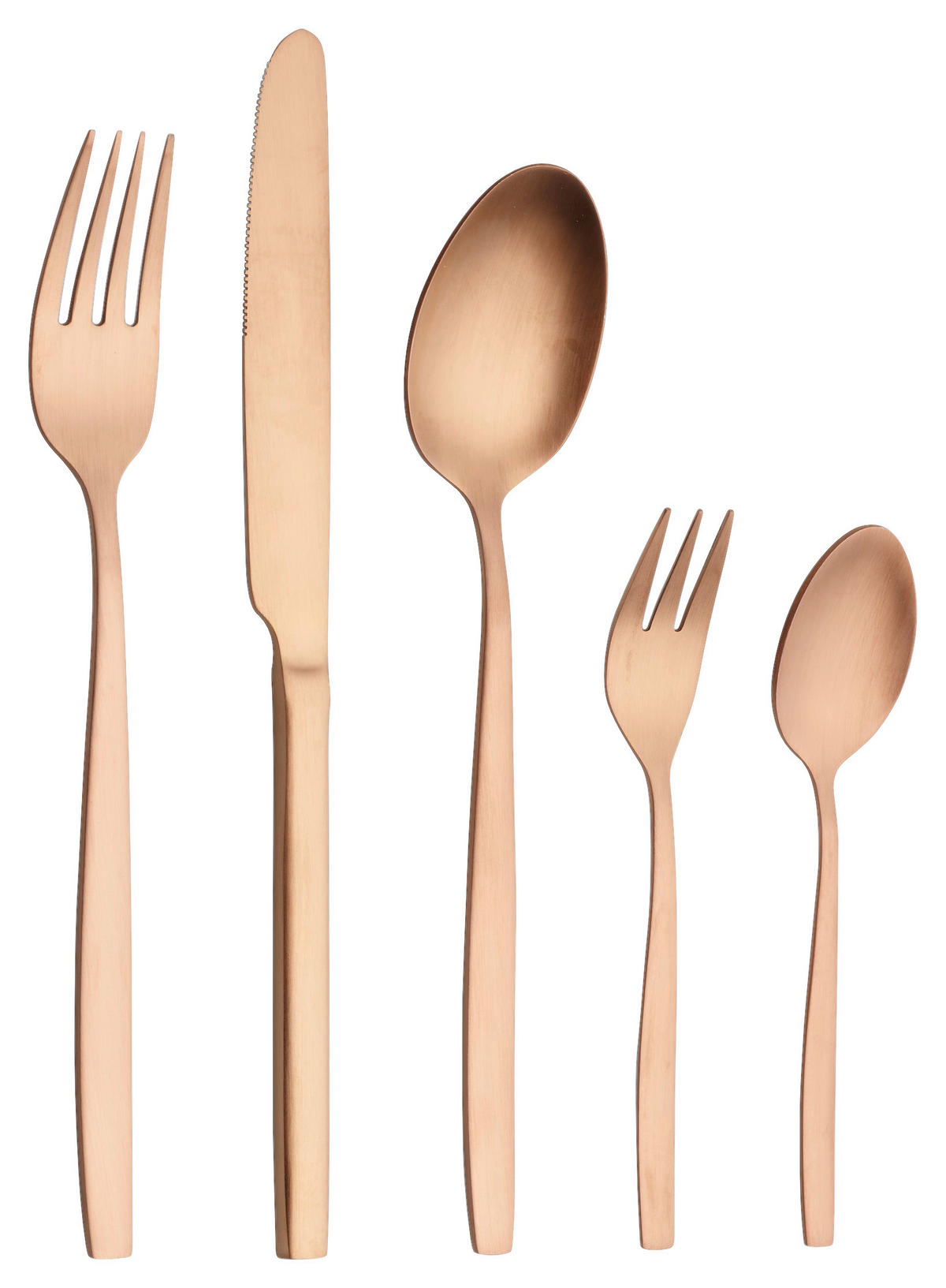 SADA PŘÍBORŮ nerezová ocel, 30dílné - bronzová, Design, kov - Echtwerk