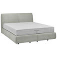 BOXSPRINGBETT 160/200 cm  in Hellgrau  - Hellgrau/Schwarz, Design, Kunststoff/Textil (160/200cm) - Johann Jakob