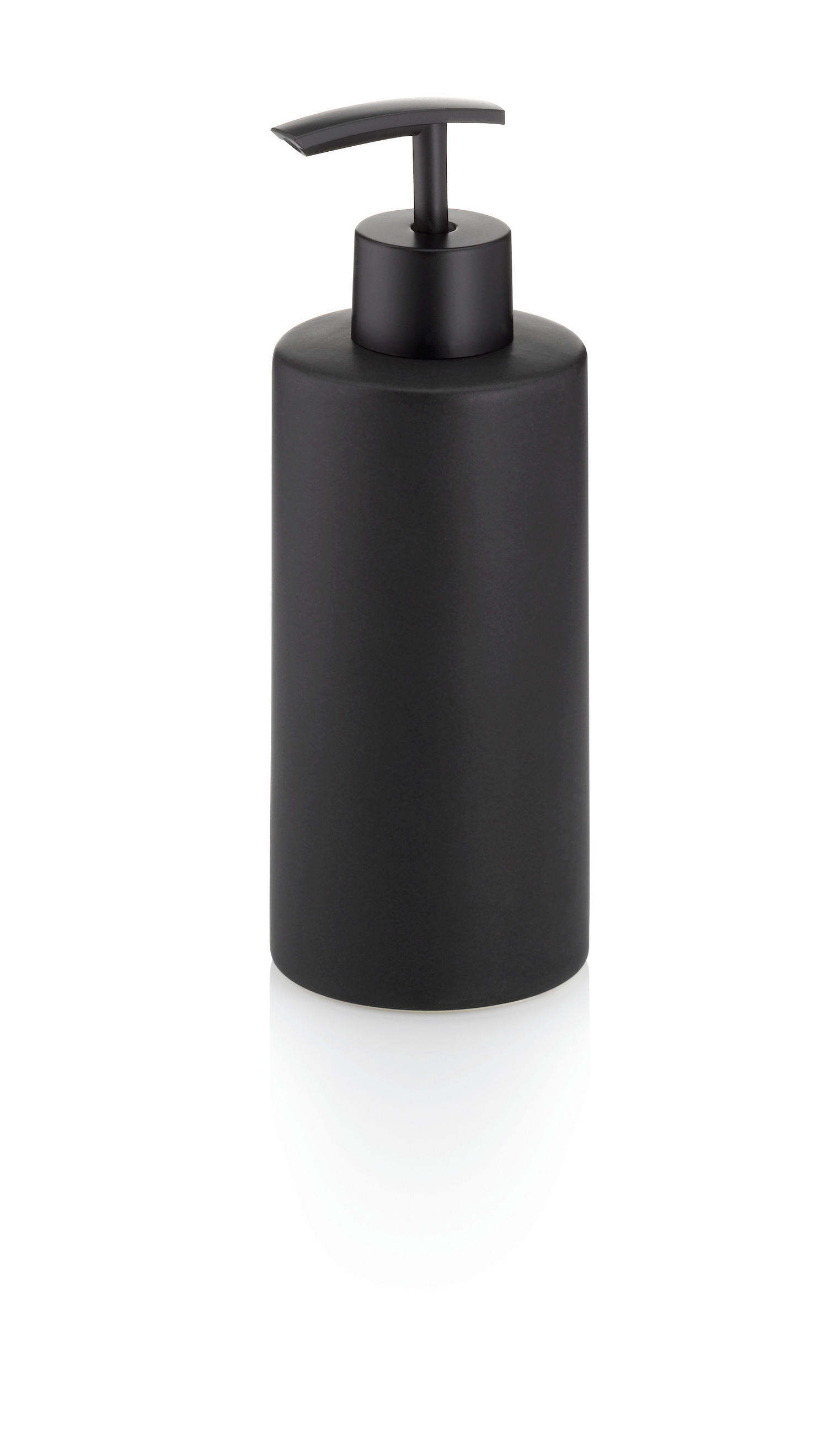 SEIFENSPENDER Keramik  - Schwarz, Basics, Keramik (7/19,5cm) - Kela
