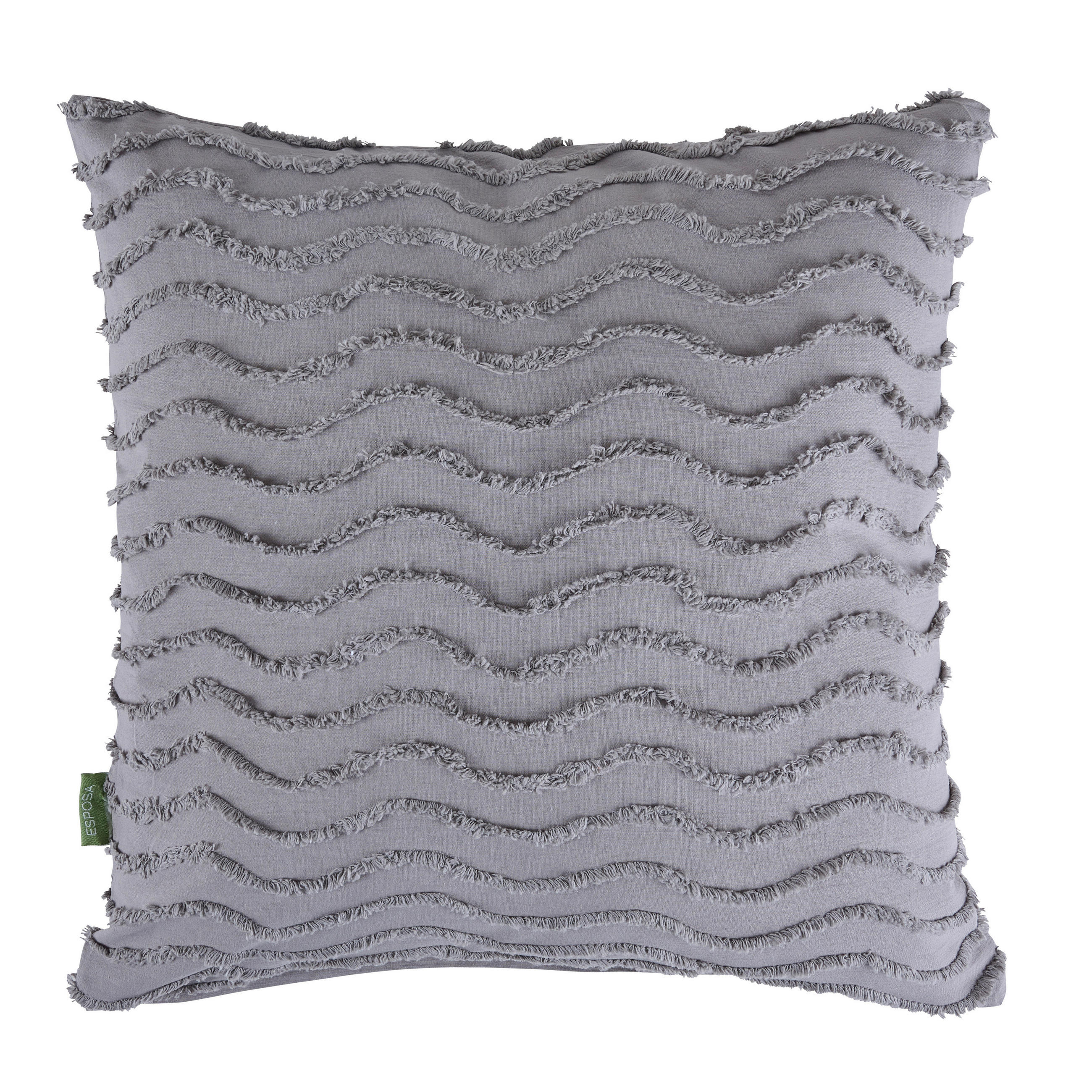 DÍSZPÁRNAHUZAT 45/45 cm  - szürke, Trend, textil (45/45cm) - Esposa