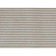 ECKSOFA in Feincord Sandfarben  311/219 cm  - Sandfarben/Schwarz, KONVENTIONELL, Textil/Metall (311/219cm) - Hom`in