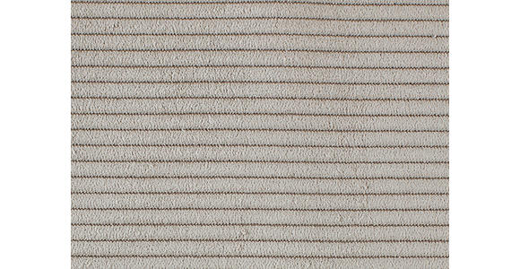 ECKSOFA in Feincord Sandfarben  311/219 cm  - Sandfarben/Schwarz, KONVENTIONELL, Textil/Metall (311/219cm) - Hom`in