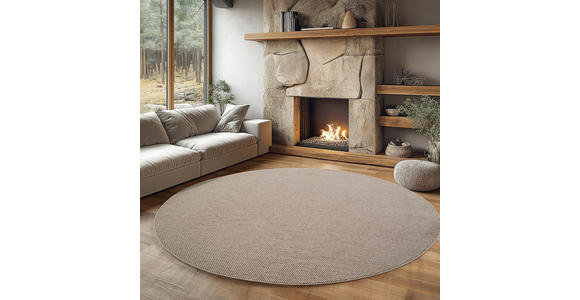 FLACHWEBETEPPICH 80 cm HELIX Beige  - Beige, Basics, Kunststoff/Textil (80cm) - Novel