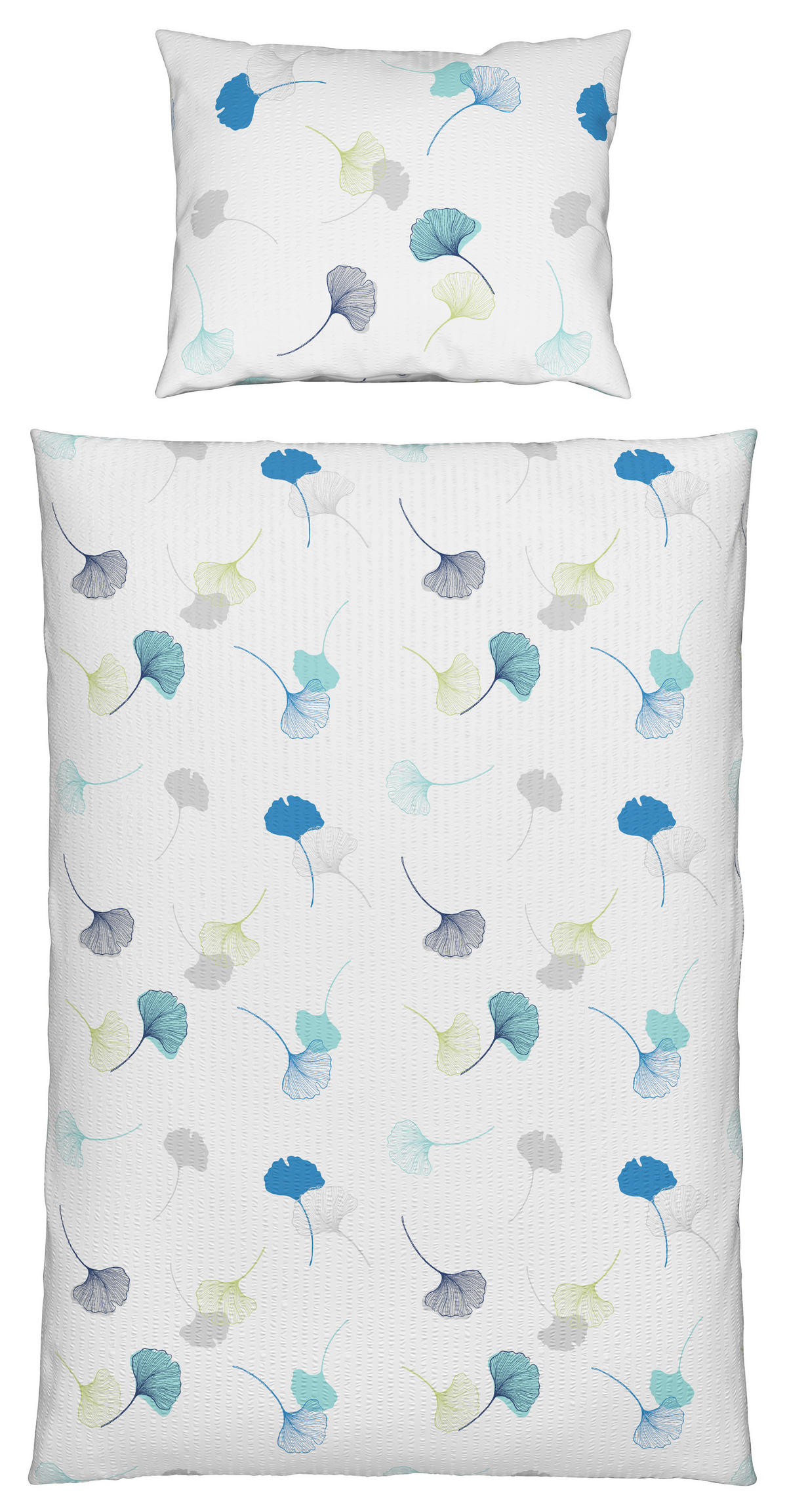 POSTELJINA MELANIE 140/200 cm krep plava, zelena  - zelena/plava, Konvencionalno, tekstil (140/200cm) - Esposa